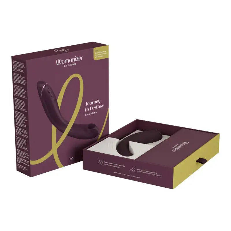 Womanizer OG Aubergine quiet operation smooth motor multiple intensity levels compact personal massager Singapore