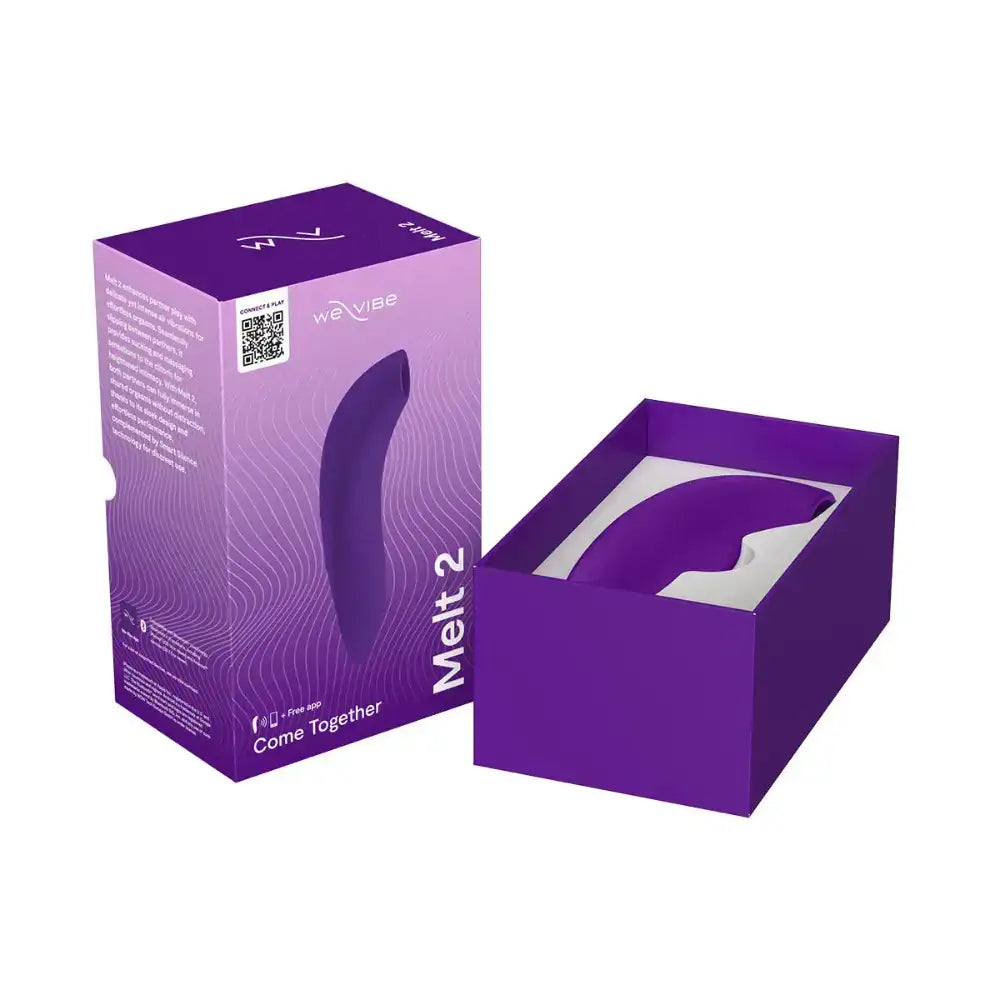We-Vibe Melt 2 App Controlled Purple Clitoral Stimulator in soft body-safe silicone with sleek modern design Singapore
