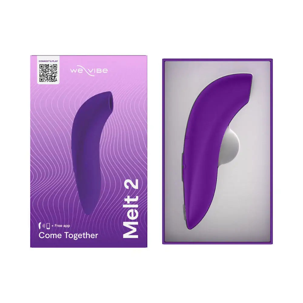 We-Vibe Melt 2 App Controlled Purple Clitoral Stimulator wearable design perfect for discreet home or travel use Singapore