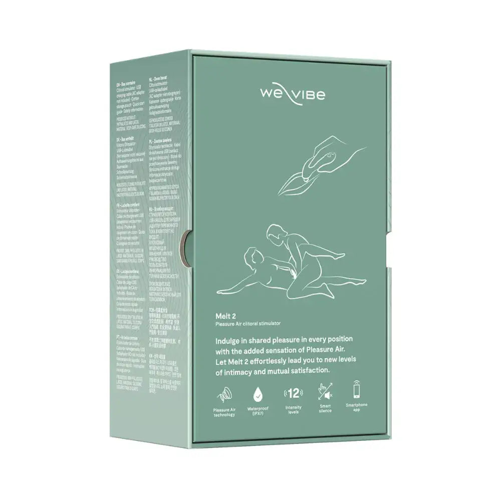 We-Vibe Melt 2 Interactive App Vibrator Sage green customizable vibration patterns Singapore