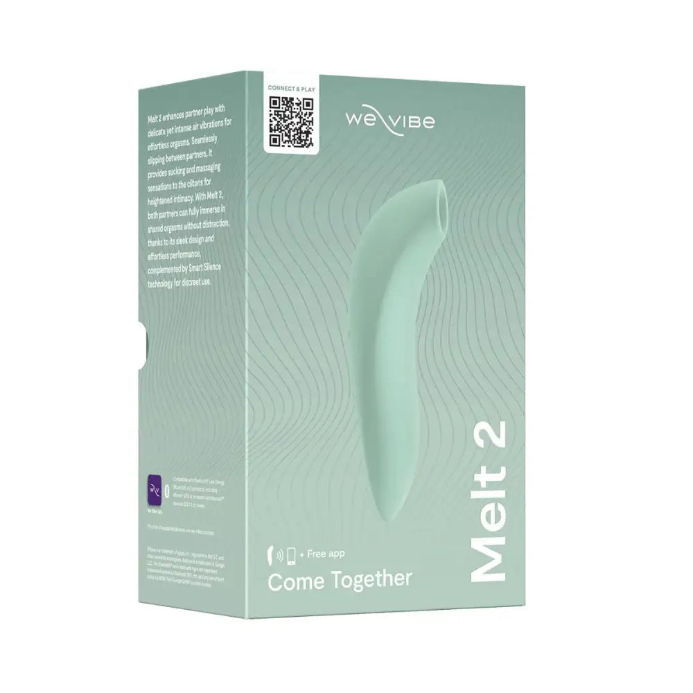 We-Vibe Melt 2 Rechargeable App Controlled Vibrator Sage green portable wearable pleasure device Singapore