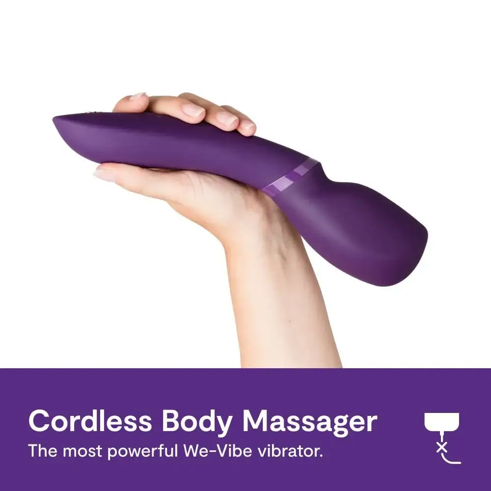 We-Vibe Wand 2 flexible head design for targeted massage and deep relaxation Singapore