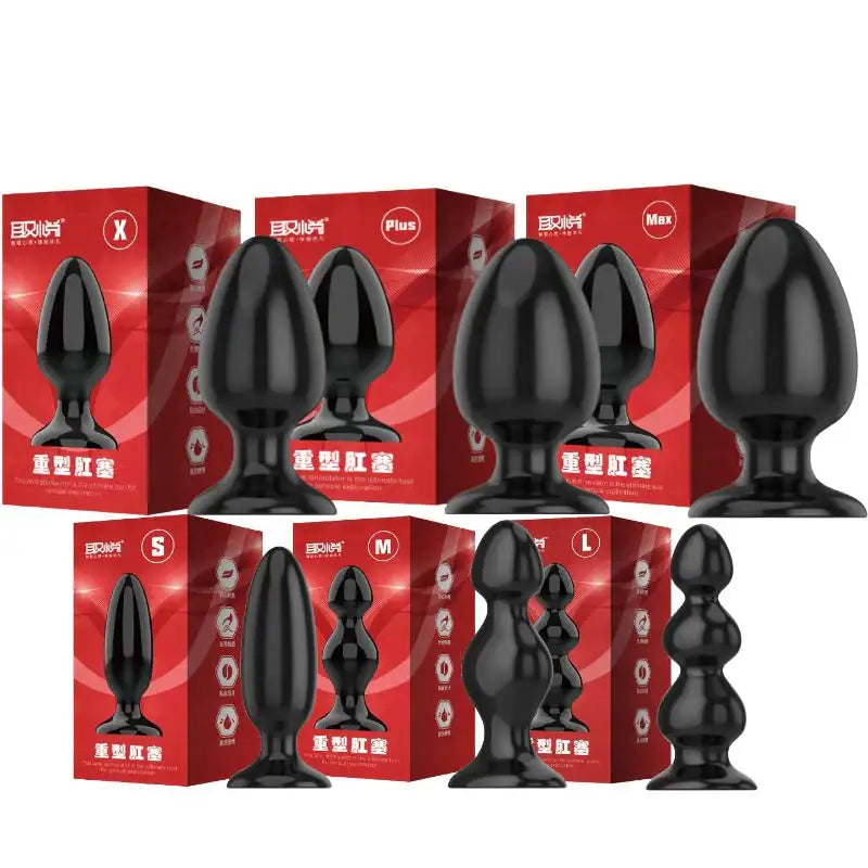 Anal Plug - Small to Huge - Frisky Business Adult Sex Toys Shop
