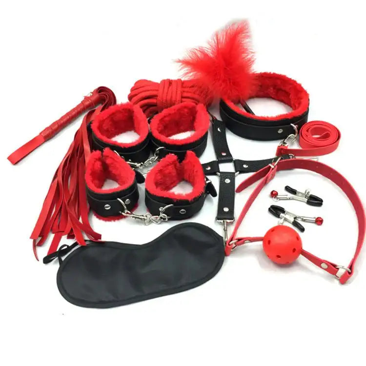 BDSM - 10pcs BDSM Starter Kit - Frisky Business Adult Sex Toys Shop
