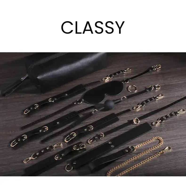 BDSM - 11 PCS BDSM STARTER KIT - Frisky Business Adult Sex Toys Shop