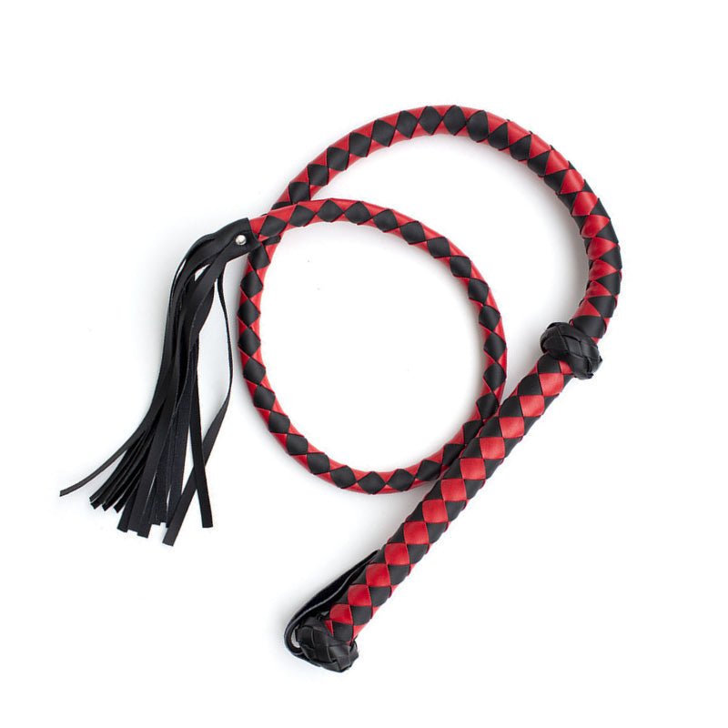 BDSM - 1.4 m Long Novelty PU Leather Whip - FRISKY BUSINESS SG