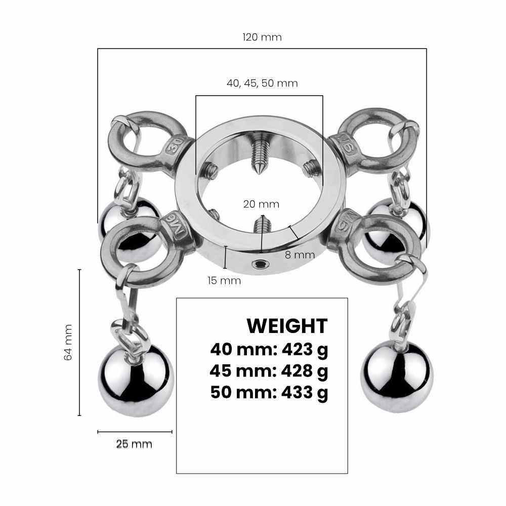 BDSM - Balls/Scrotum Stretcher - Frisky Business Adult Sex Toys Shop