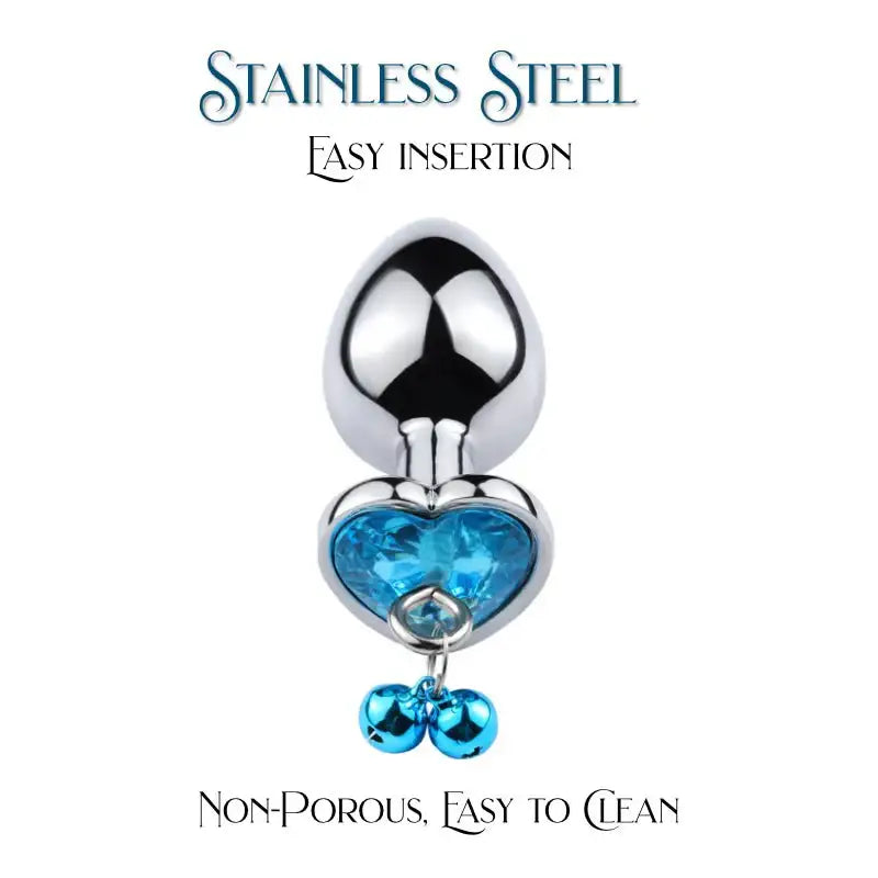 BDSM - Bell Butt Plug Leash - Frisky Business Adult Sex Toys Shop