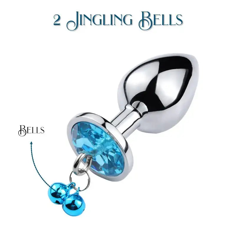 BDSM - Bell Butt Plug Leash - Frisky Business Adult Sex Toys Shop