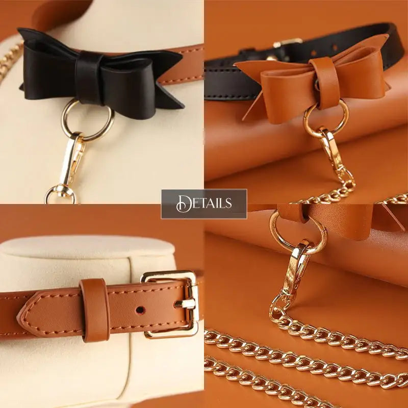 BDSM - Bow Tie & Leash - Frisky Business Adult Sex Toys Shop