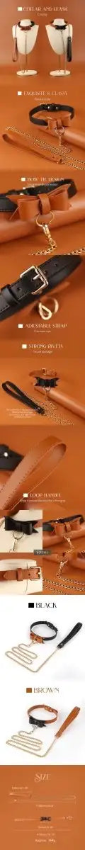 BDSM - Bow Tie & Leash - Frisky Business Adult Sex Toys Shop