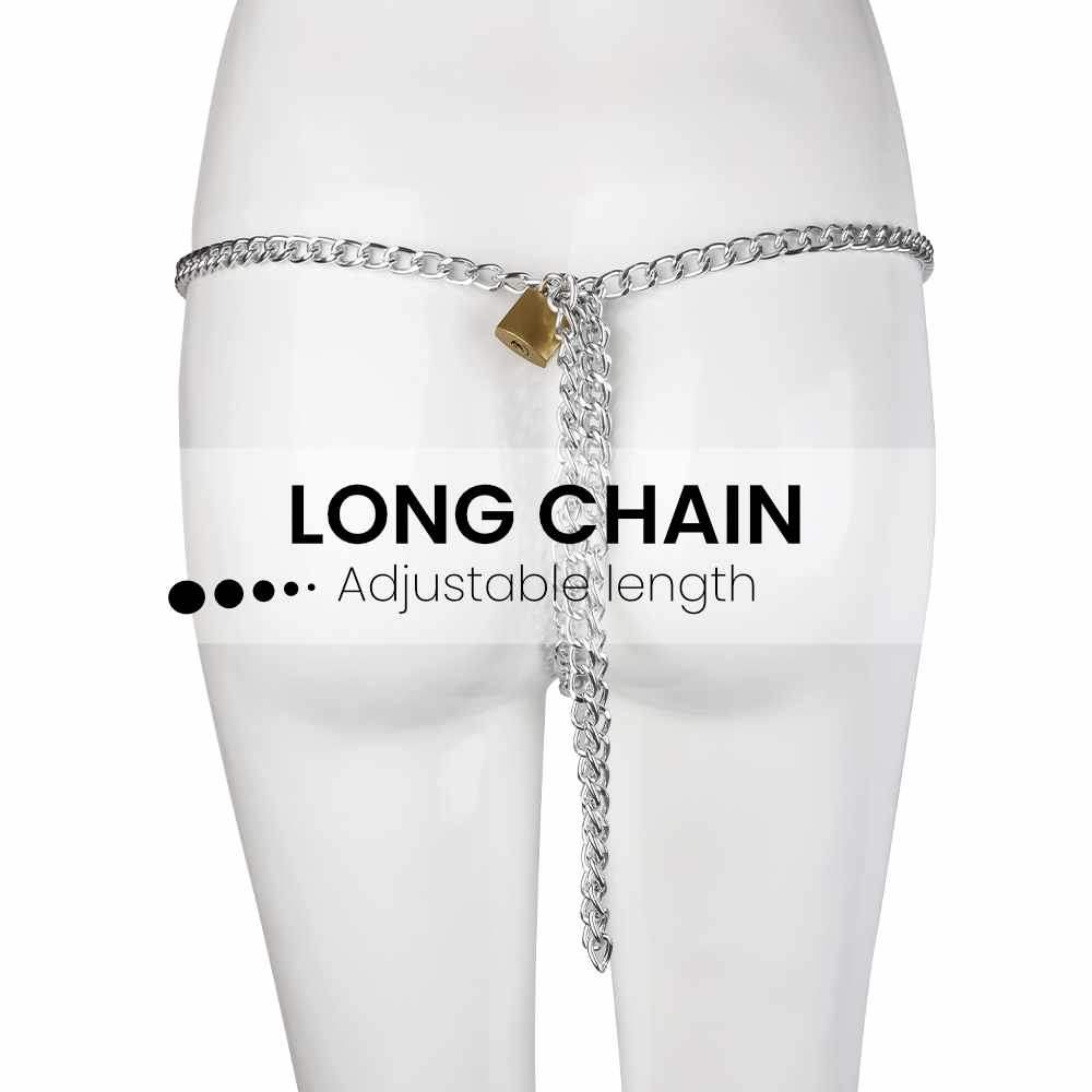 BDSM - Chastity Belt with Sliding Pearl - Frisky Business Adult Sex Toys Shop