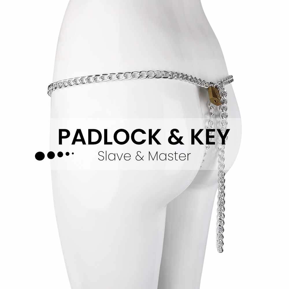 BDSM - Chastity Belt with Sliding Pearl - Frisky Business Adult Sex Toys Shop