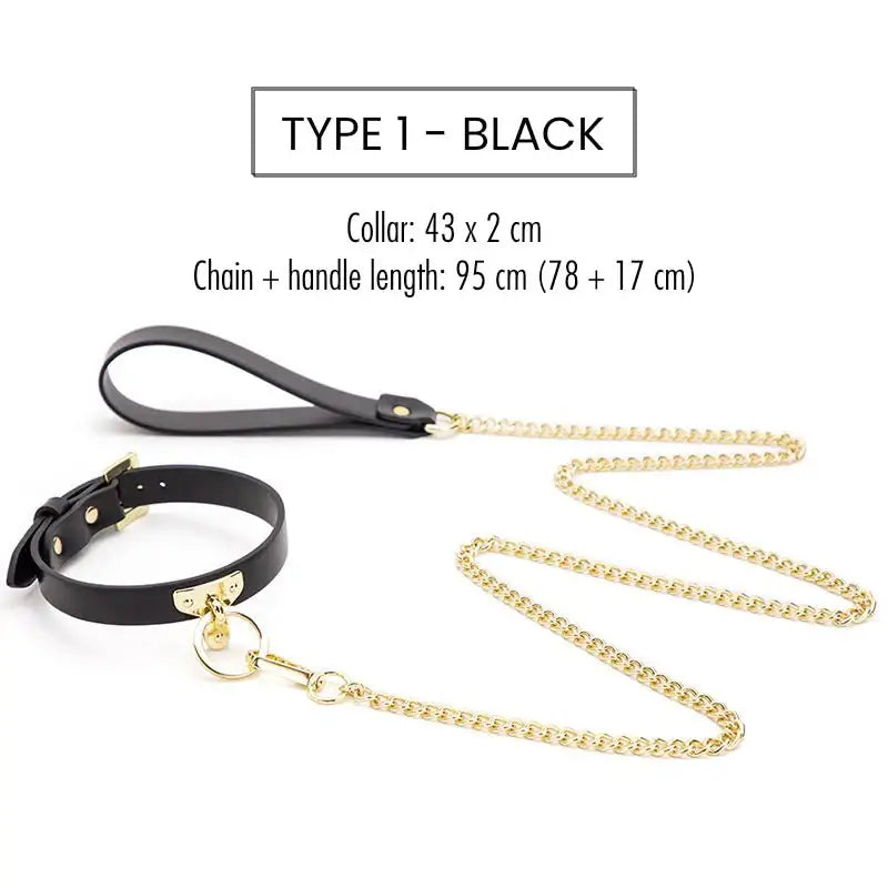 BDSM - Collar & Leash - Frisky Business Adult Sex Toys Shop