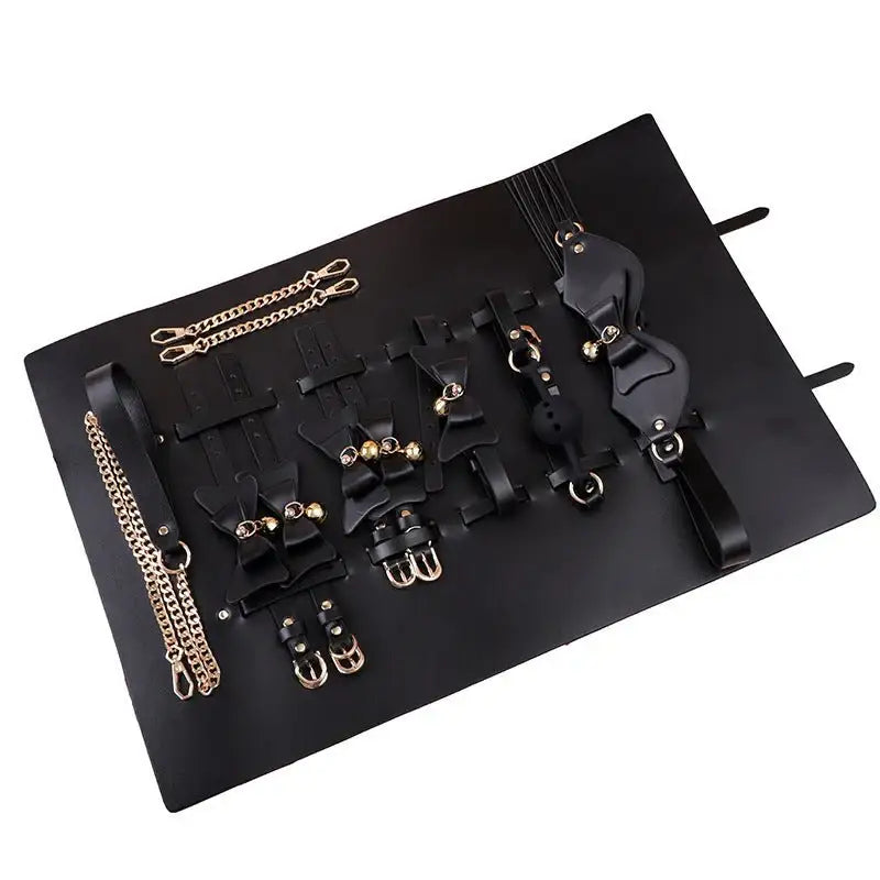 BDSM - Premium 12-piece Butterfly Set (Inclusive of Leather Storage Bag) - Frisky Business Adult Sex Toys Shop