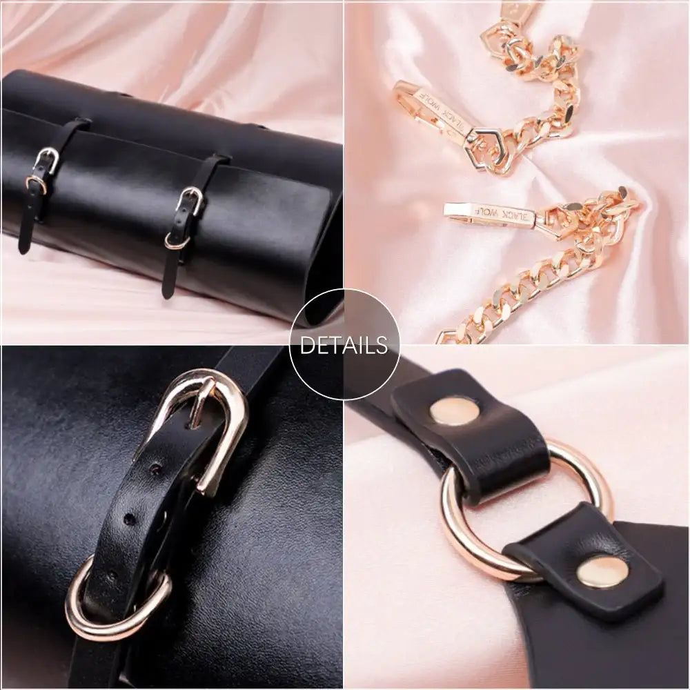 BDSM - Premium 12-piece Butterfly Set (Inclusive of Leather Storage Bag) - Frisky Business Adult Sex Toys Shop
