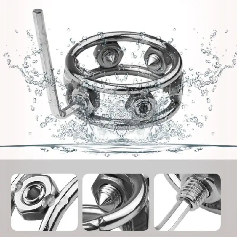 BDSM - Spiked Cock Ring - Frisky Business Adult Sex Toys Shop