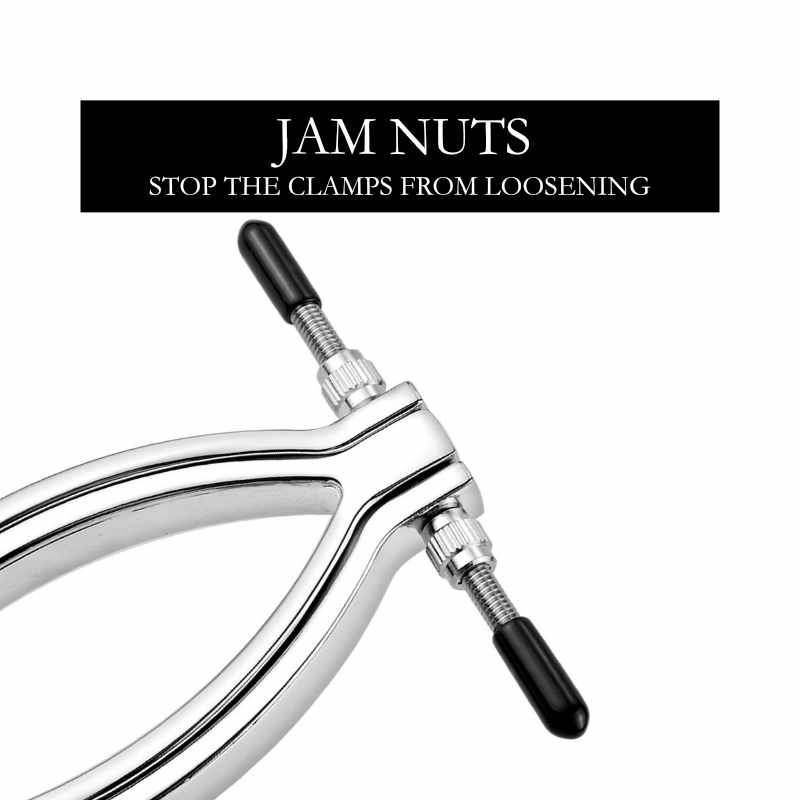 BDSM - Steel Vagina Lips Clamp - Frisky Business Adult Sex Toys Shop