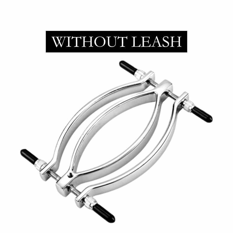 BDSM - Steel Vagina Lips Clamp - Frisky Business Adult Sex Toys Shop