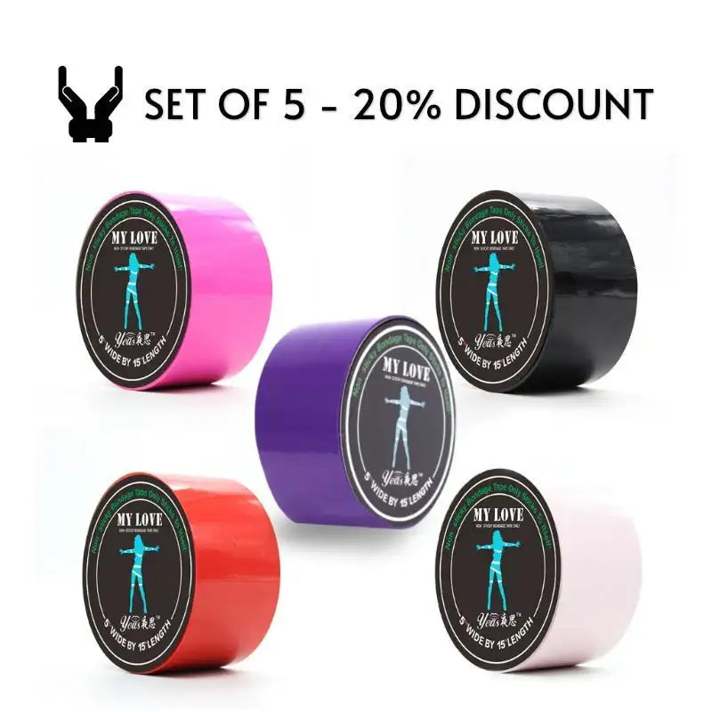 BDSM - Tape Me Wild Bondage Tape - Frisky Business Adult Sex Toys Shop
