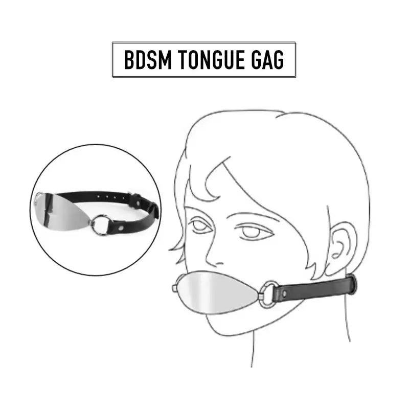 BDSM - Tongue Gag - Frisky Business Adult Sex Toys Shop