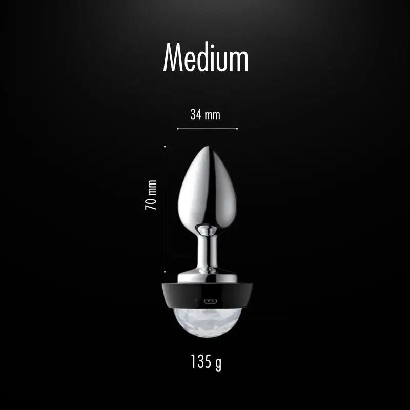Becon - Flashing Steel Plug - Frisky Business Adult Sex Toys Shop