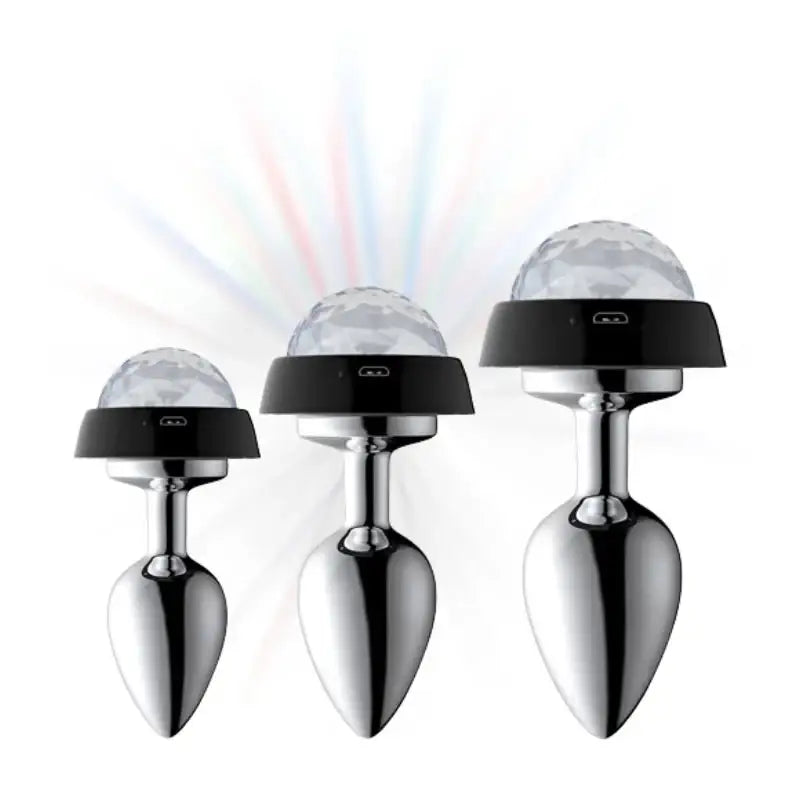 Becon - Flashing Steel Plug - Frisky Business Adult Sex Toys Shop