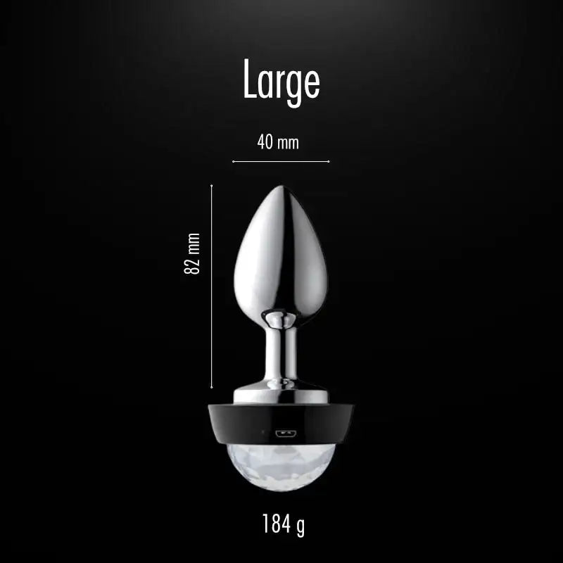 Becon - Flashing Steel Plug - Frisky Business Adult Sex Toys Shop