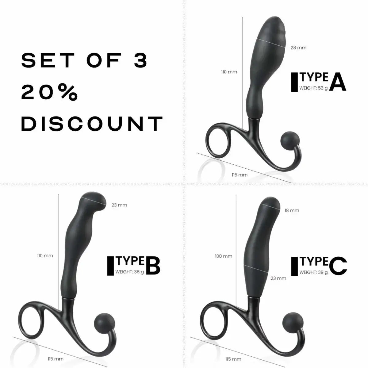 Billy - Manual Prostate Massager - Frisky Business Adult Sex Toys Shop
