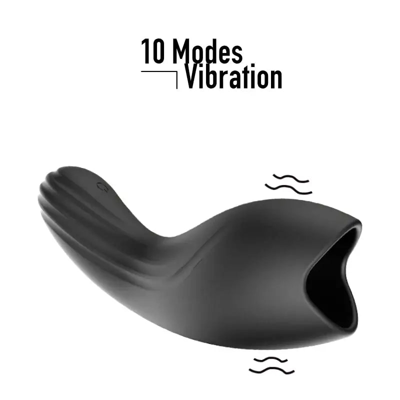 Black Hole Vibrating Male Stroker - Frisky Business Adult Sex Toys Shop