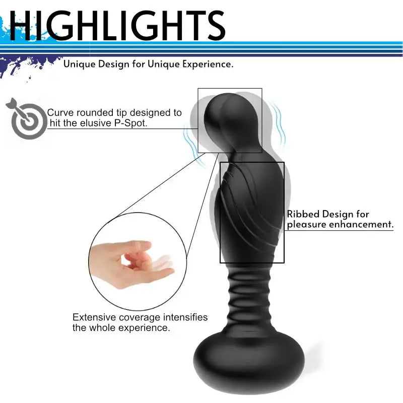 Black Panther - Prostate Massager - Frisky Business Adult Sex Toys Shop