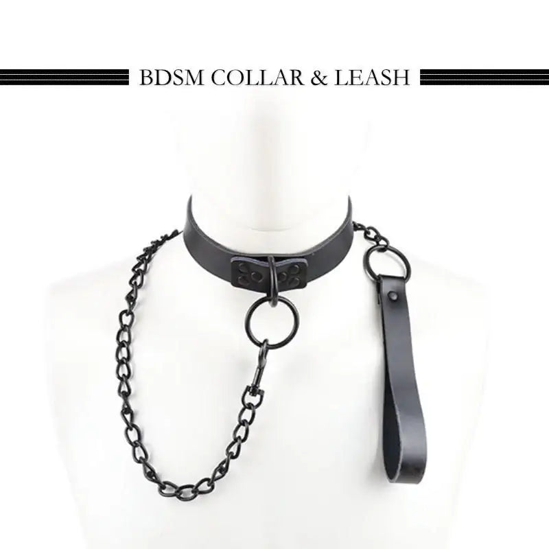 Bound and Bold - BDSM Collar & Leash - Frisky Business Adult Sex Toys Shop