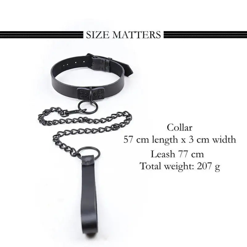 Bound and Bold - BDSM Collar & Leash - Frisky Business Adult Sex Toys Shop