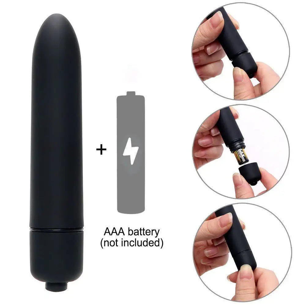 Bullet Vibrator - 10 Modes - Frisky Business Adult Sex Toys Shop