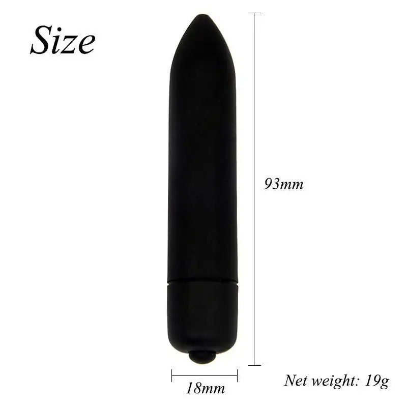 Bullet Vibrator - 10 Modes - Frisky Business Adult Sex Toys Shop