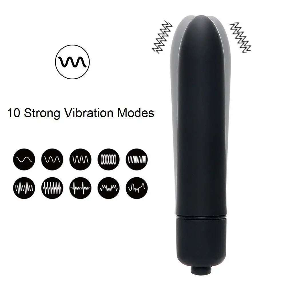 Bullet Vibrator - 10 Modes - Frisky Business Adult Sex Toys Shop