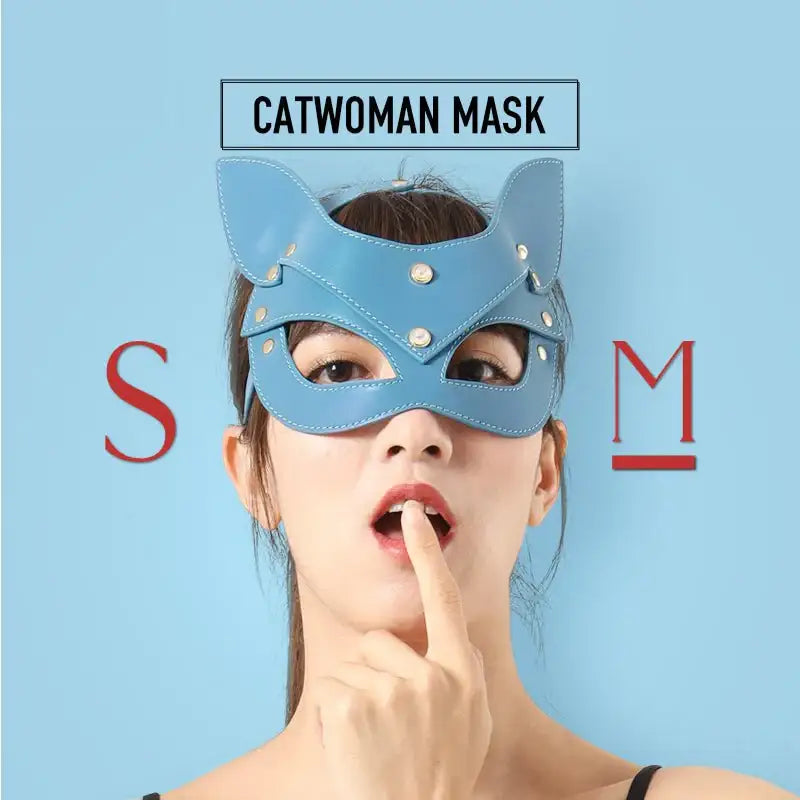 Catwoman - Leather Mask - Frisky Business Adult Sex Toys Shop
