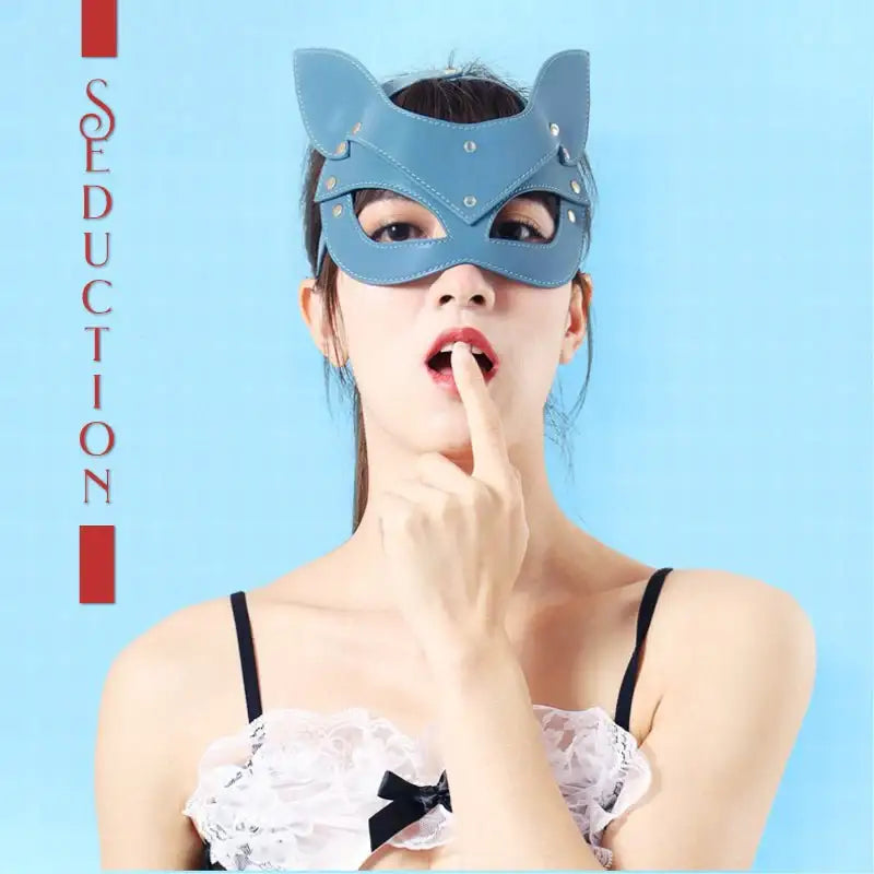 Catwoman - Leather Mask - Frisky Business Adult Sex Toys Shop