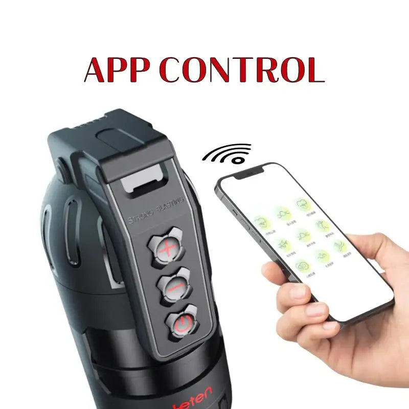 Climax Control – APP Controlled Vibrating Stroker - Frisky Business Adult Sex Toys Shop