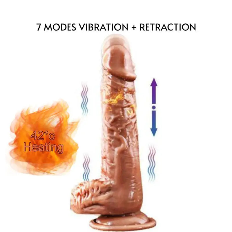 Conan - Retractable Vibrating Dildo - Frisky Business Adult Sex Toys Shop
