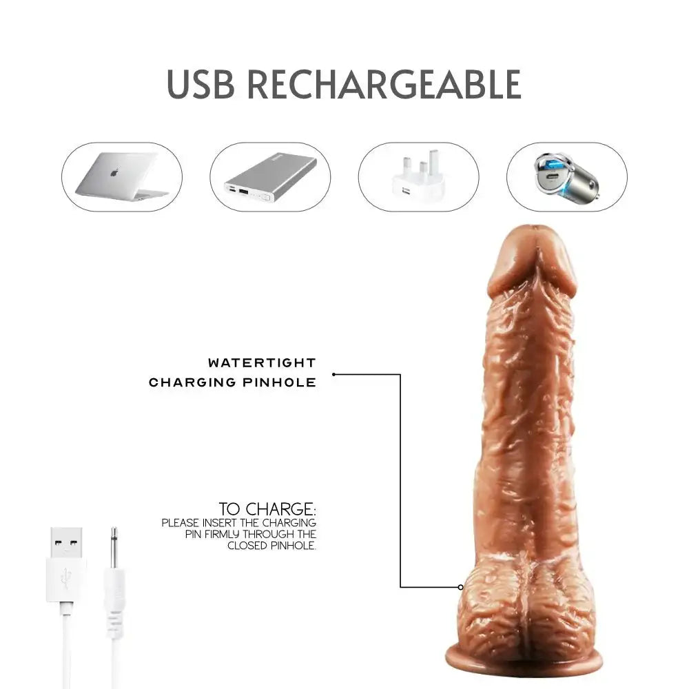 Conan - Retractable Vibrating Dildo - Frisky Business Adult Sex Toys Shop