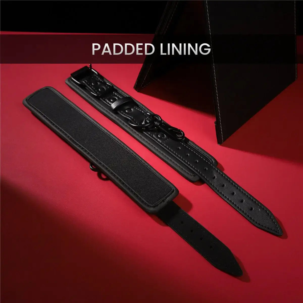 Dominate Me – PU Leather Cuffs - Frisky Business Adult Sex Toys Shop