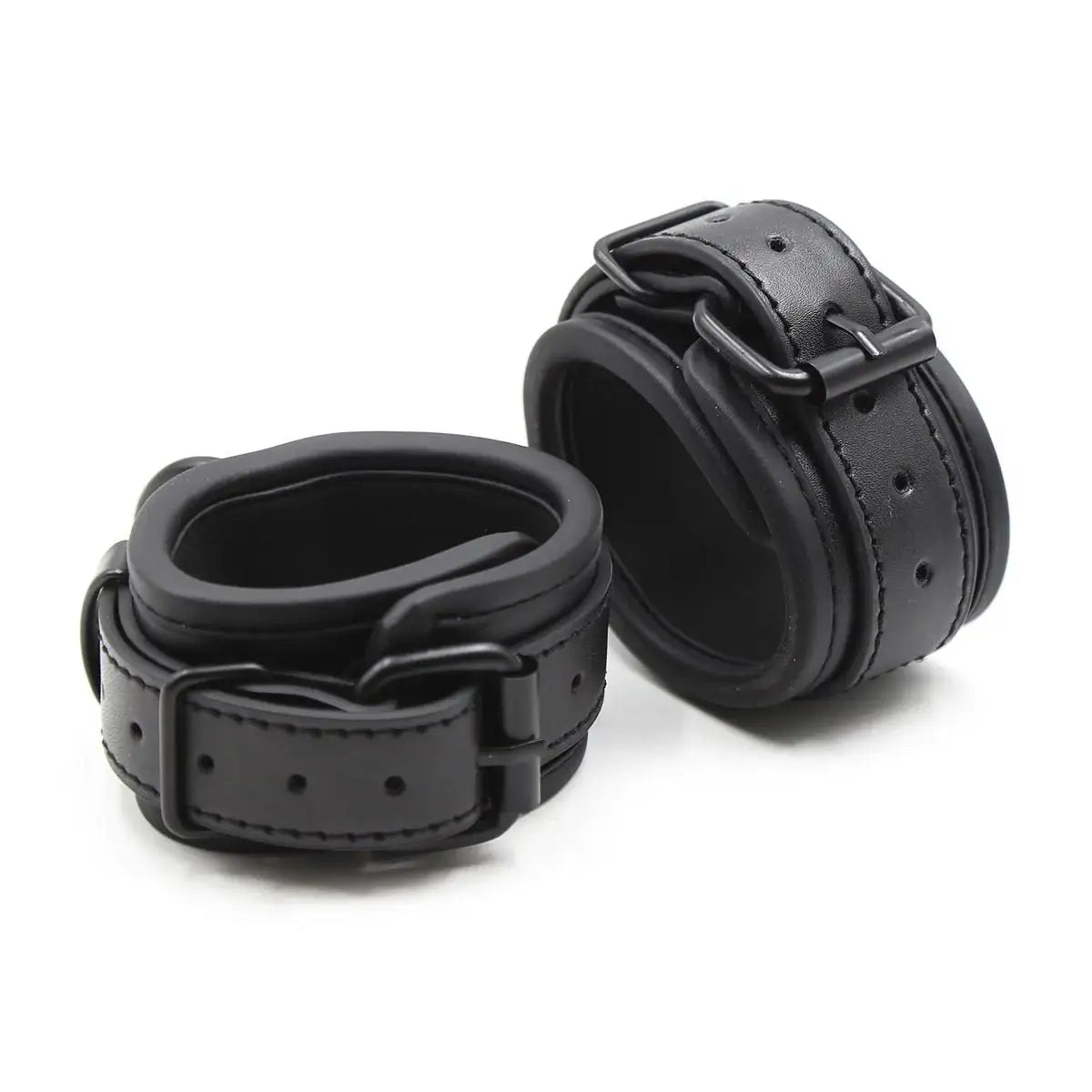 Dominate Me – PU Leather Cuffs - Frisky Business Adult Sex Toys Shop