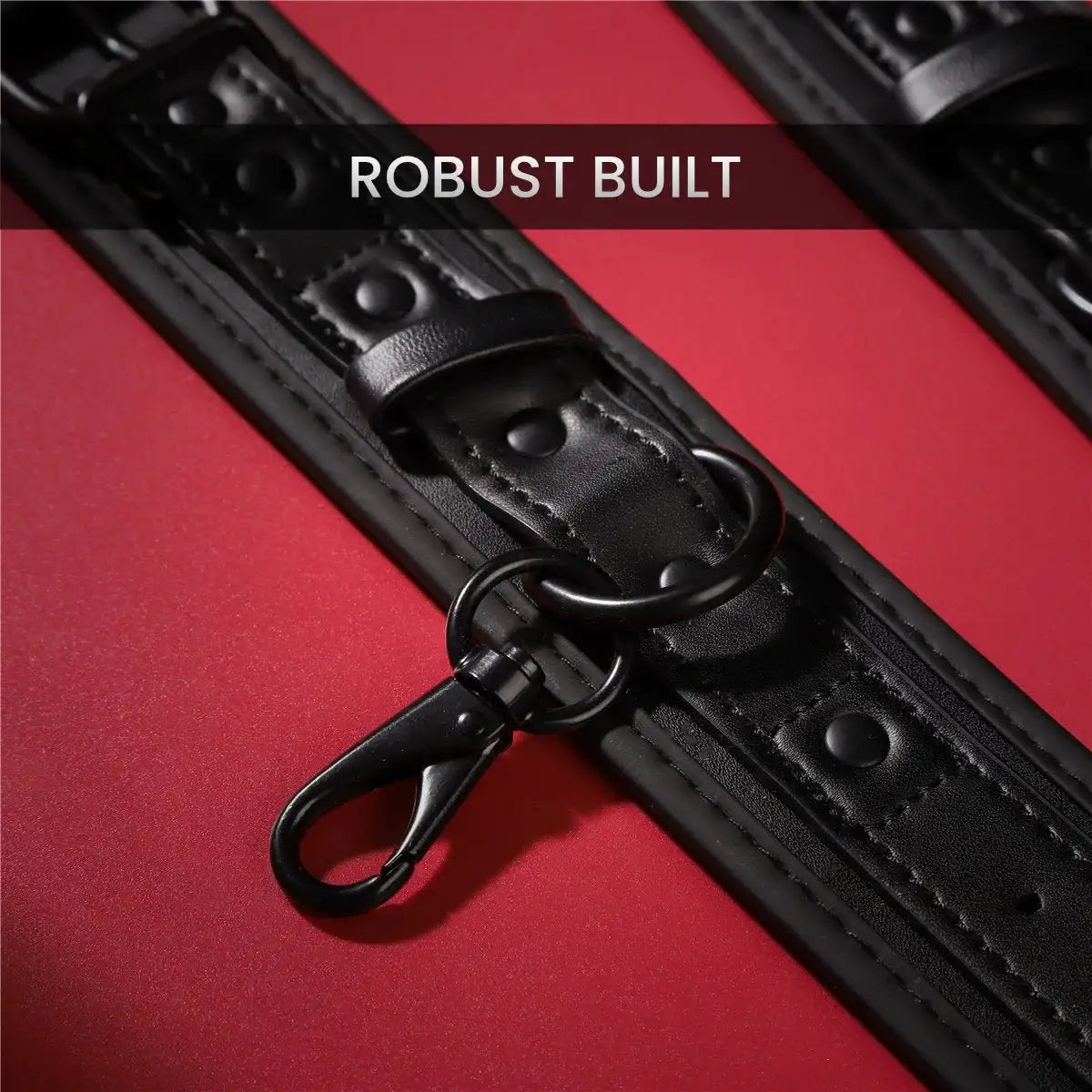 Dominate Me – PU Leather Cuffs - Frisky Business Adult Sex Toys Shop