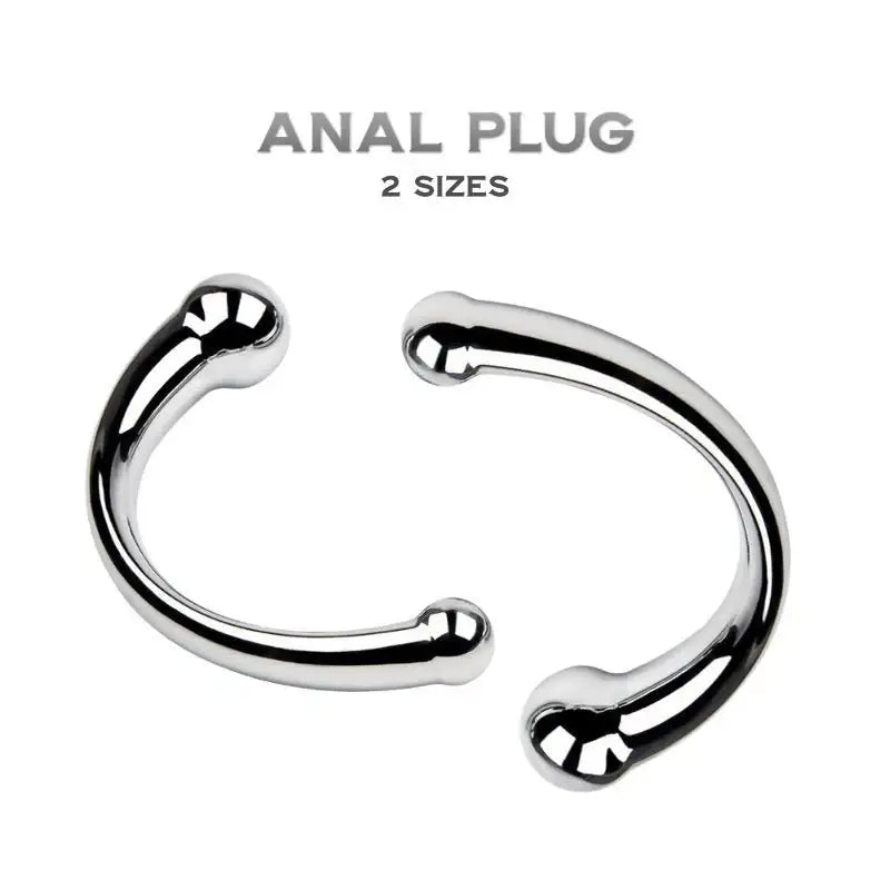 Double Trouble - Steel Plug - Frisky Business Adult Sex Toys Shop