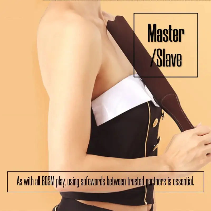Dual Paddle - Leather Slapper - Frisky Business Adult Sex Toys Shop