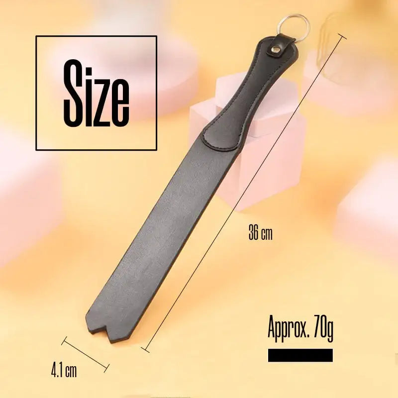 Dual Paddle - Leather Slapper - Frisky Business Adult Sex Toys Shop