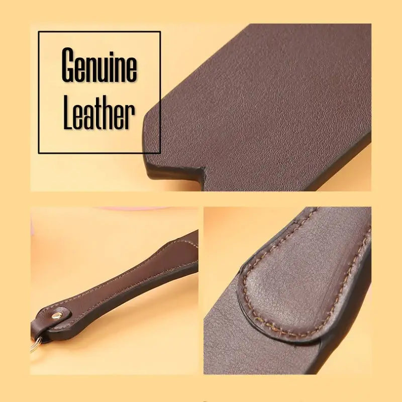 Dual Paddle - Leather Slapper - Frisky Business Adult Sex Toys Shop