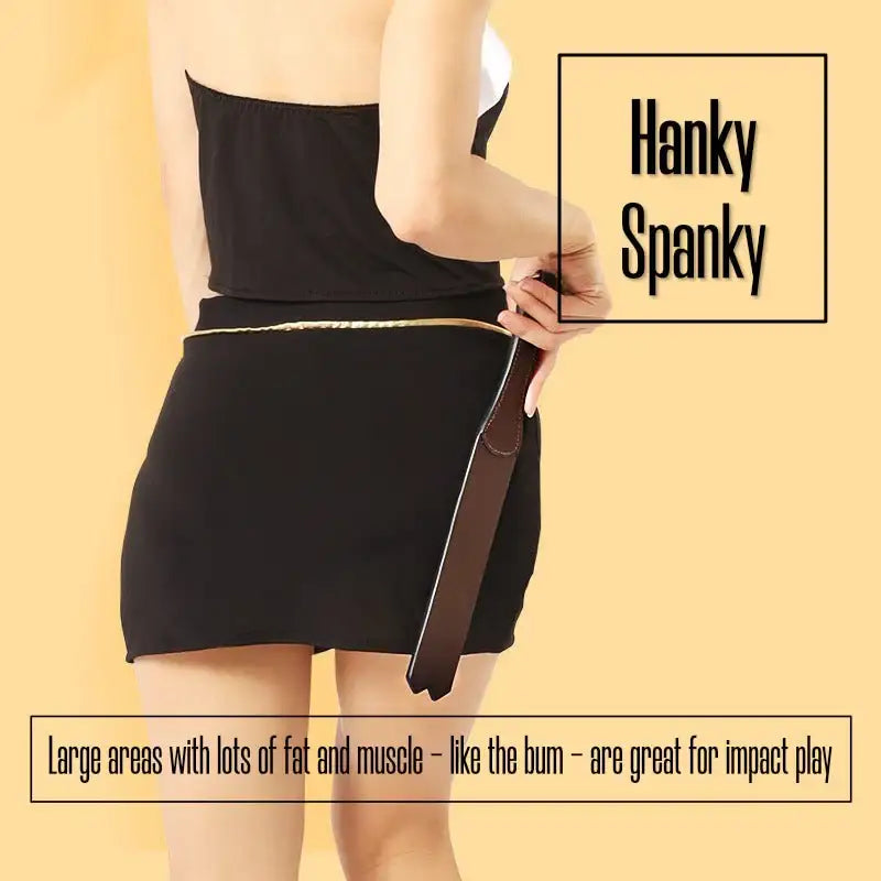 Dual Paddle - Leather Slapper - Frisky Business Adult Sex Toys Shop