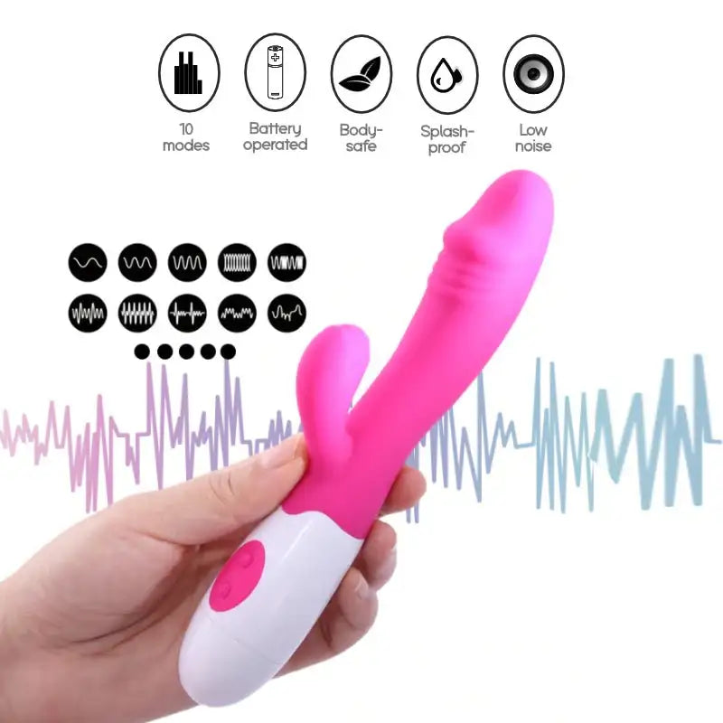 Twins Thrill Dual Vibrator - Frisky Business Adult Sex Toys Shop